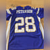 Reebok Vikings Peterson Jersey Size 50 Medium
