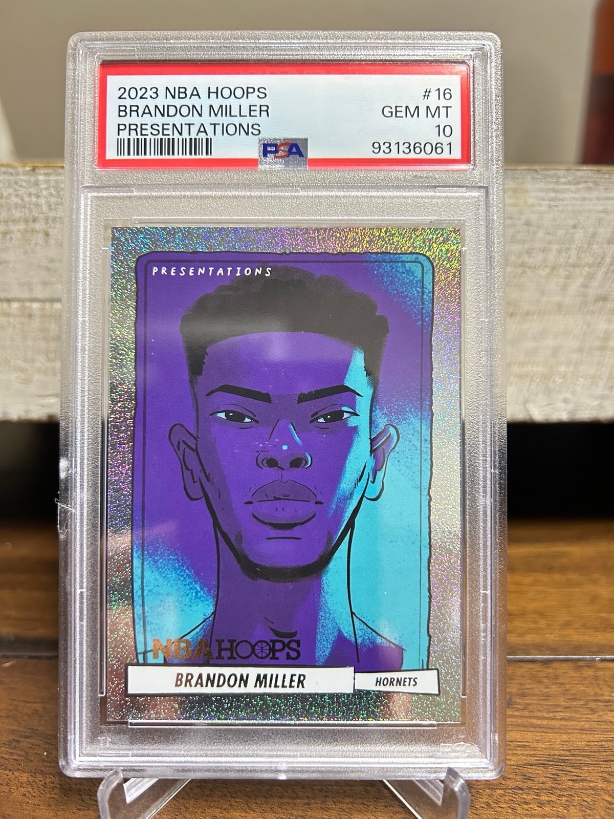 2023 Panini NBA Hoops Brandon Miller Presentations #16 PSA 10