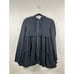 Free People Tiered Trapeze Zip Up Hoodie Black size XS