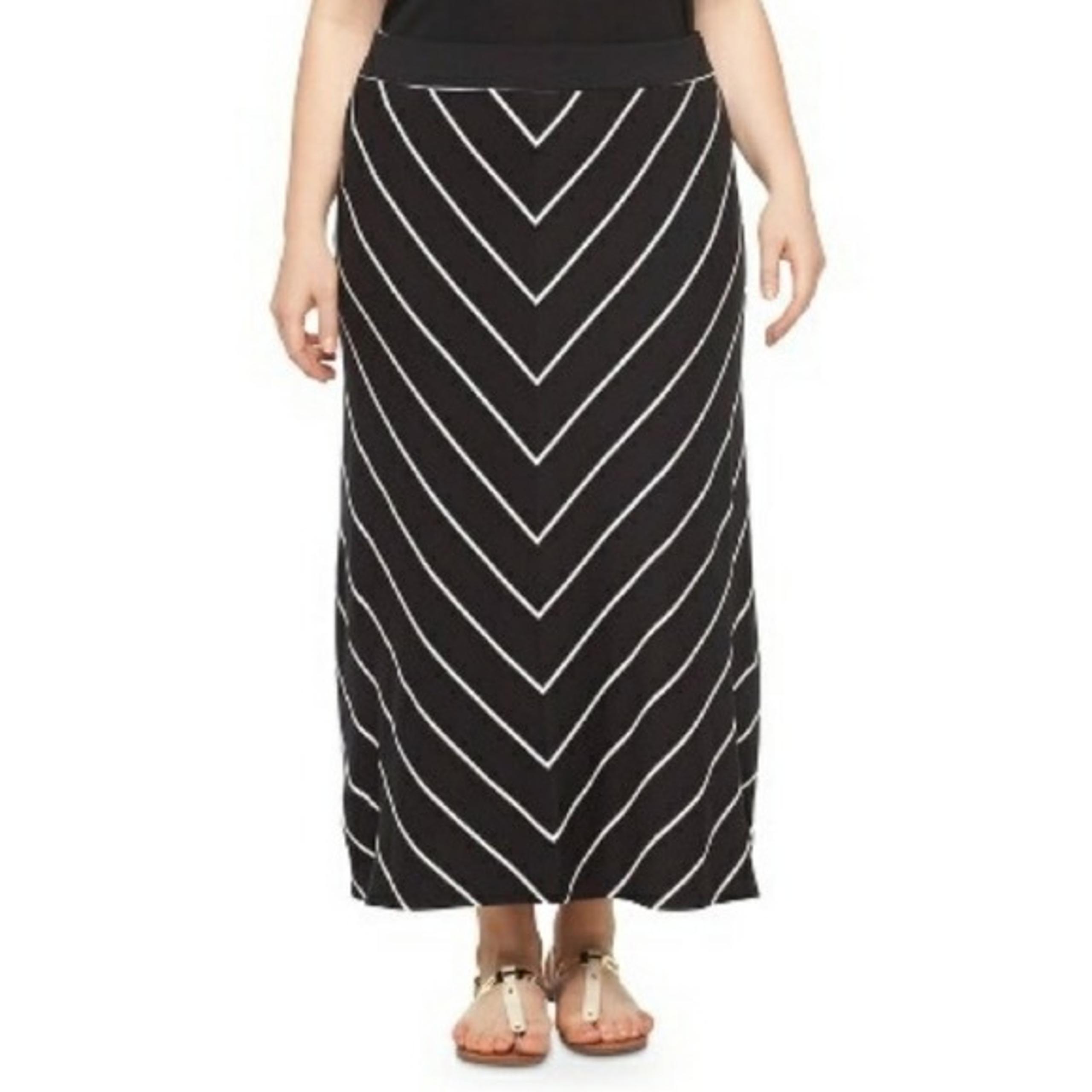 Ava and Viv Maxi Skirt Plus Size X 14W