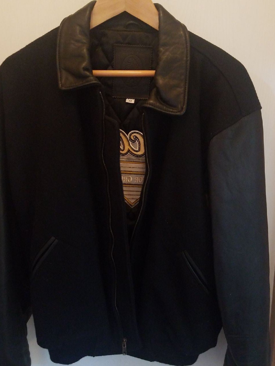 Golden Bear Black Classic Fit Varsity Ja