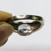 Vintage Sterling Silver 925 Ring Sz 8.4 Inlayed Cubic Zirconia Oval Cut Classic