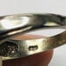 Vintage Sterling Silver 925 Ring Sz 8.4 Inlayed Cubic Zirconia Oval Cut Classic