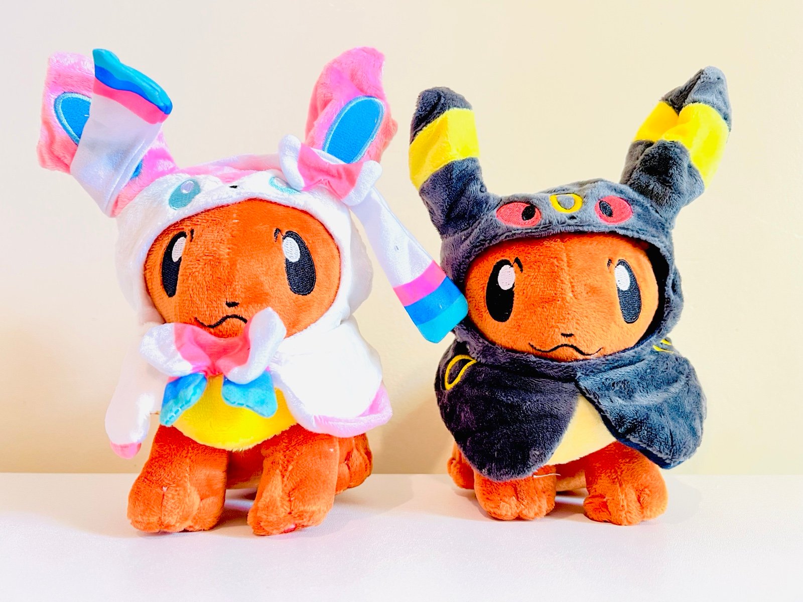 10 - New Pokemon Plush Umbreon Sylveon Dress Up Stuff Animal Fairy Dark 8in