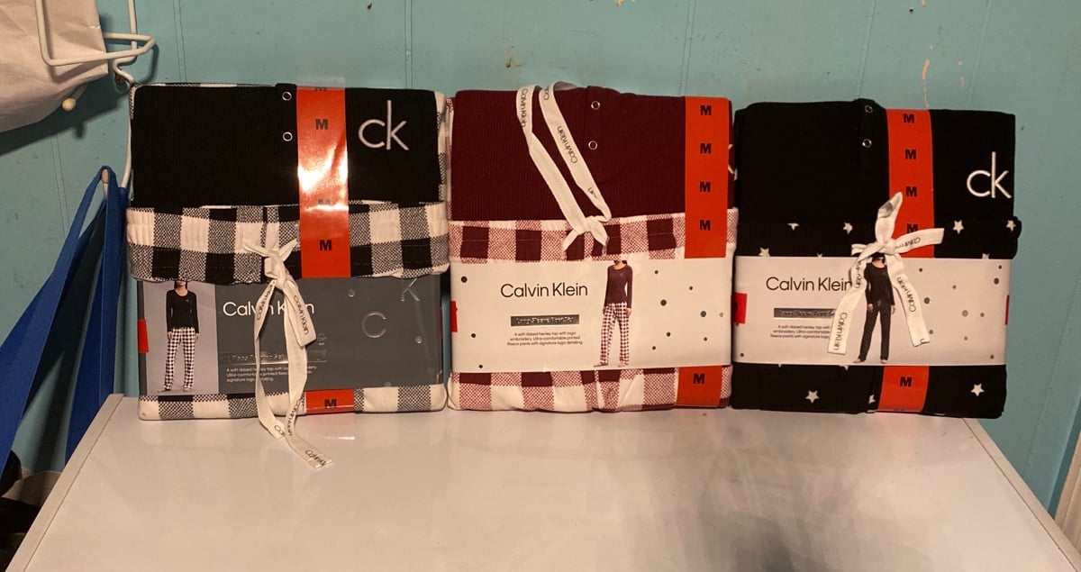 Calvin Klein Pajama Bundle Size Medium