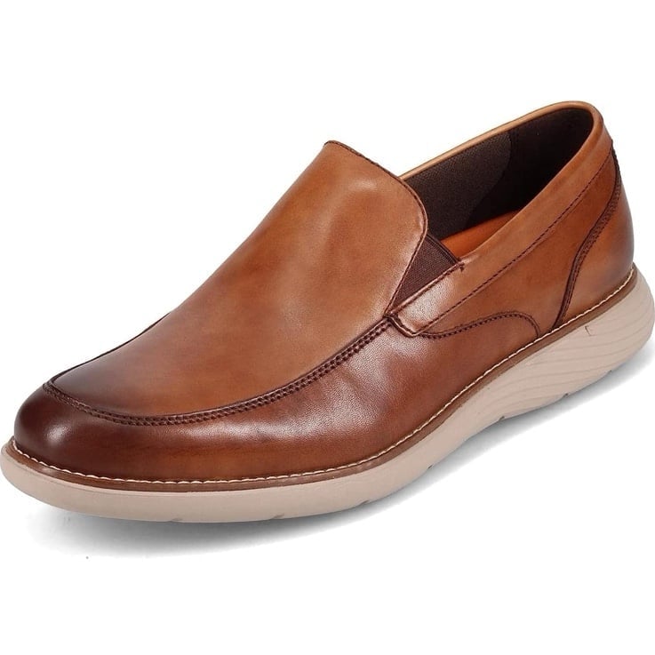 ROCKPORT TruTech CI6145 100125 P21 Garett Venetian Loafer Cognac Sz 9 EUC 120