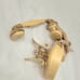 Vintage Great American Telephone company Cutie Beige Gold Rotary Dial Fashion