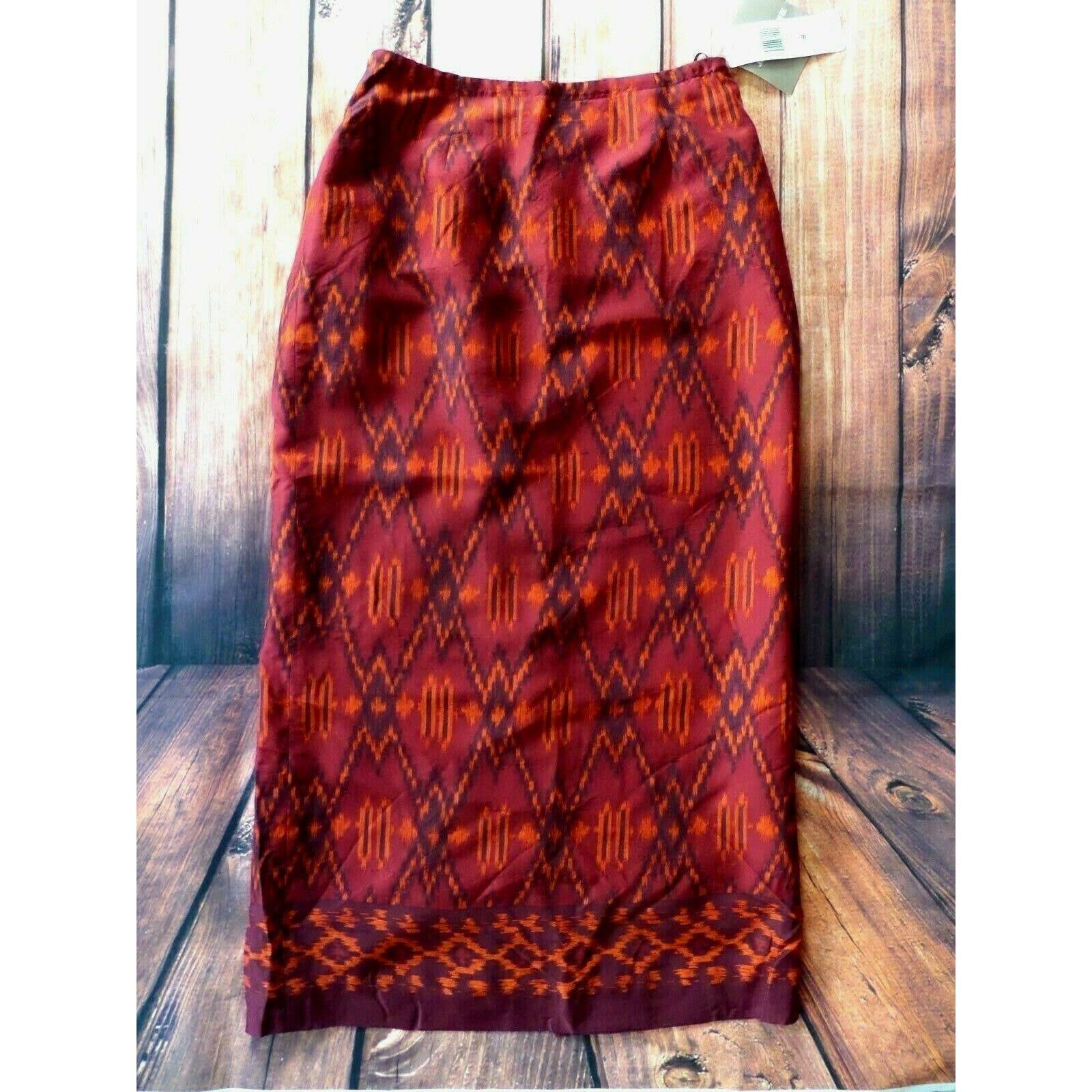 Jones New York Sandwashed Maxi Skirt 8