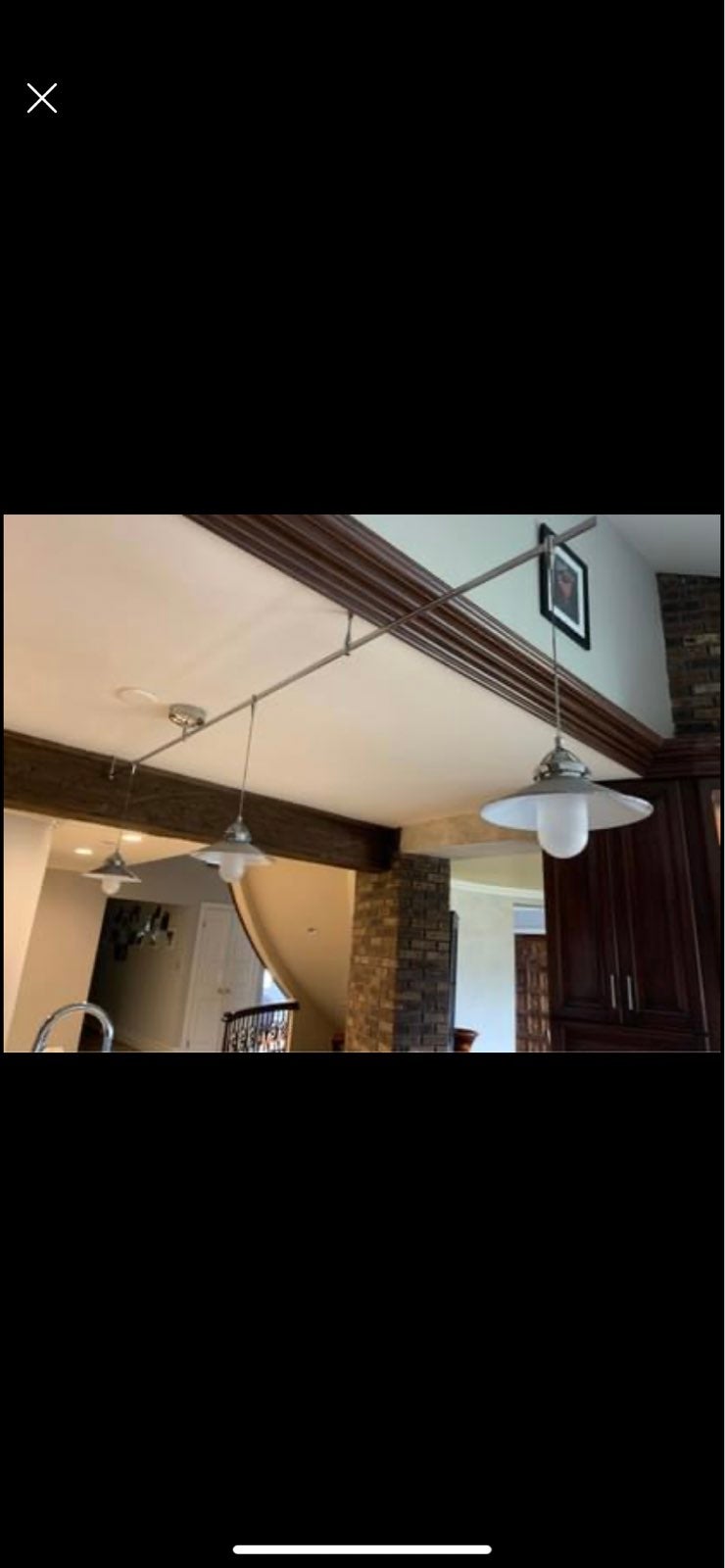 Pendant track lighting
