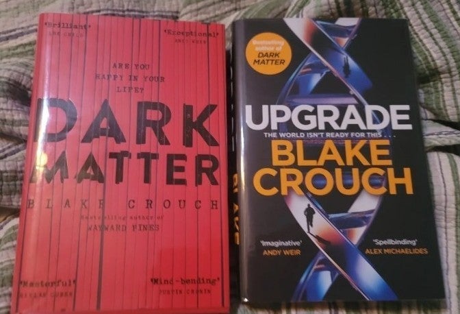 GOLDSBORO Dark Matter and Upgrade by Blake Crouch SIGNED & NUMBERED MATCHED