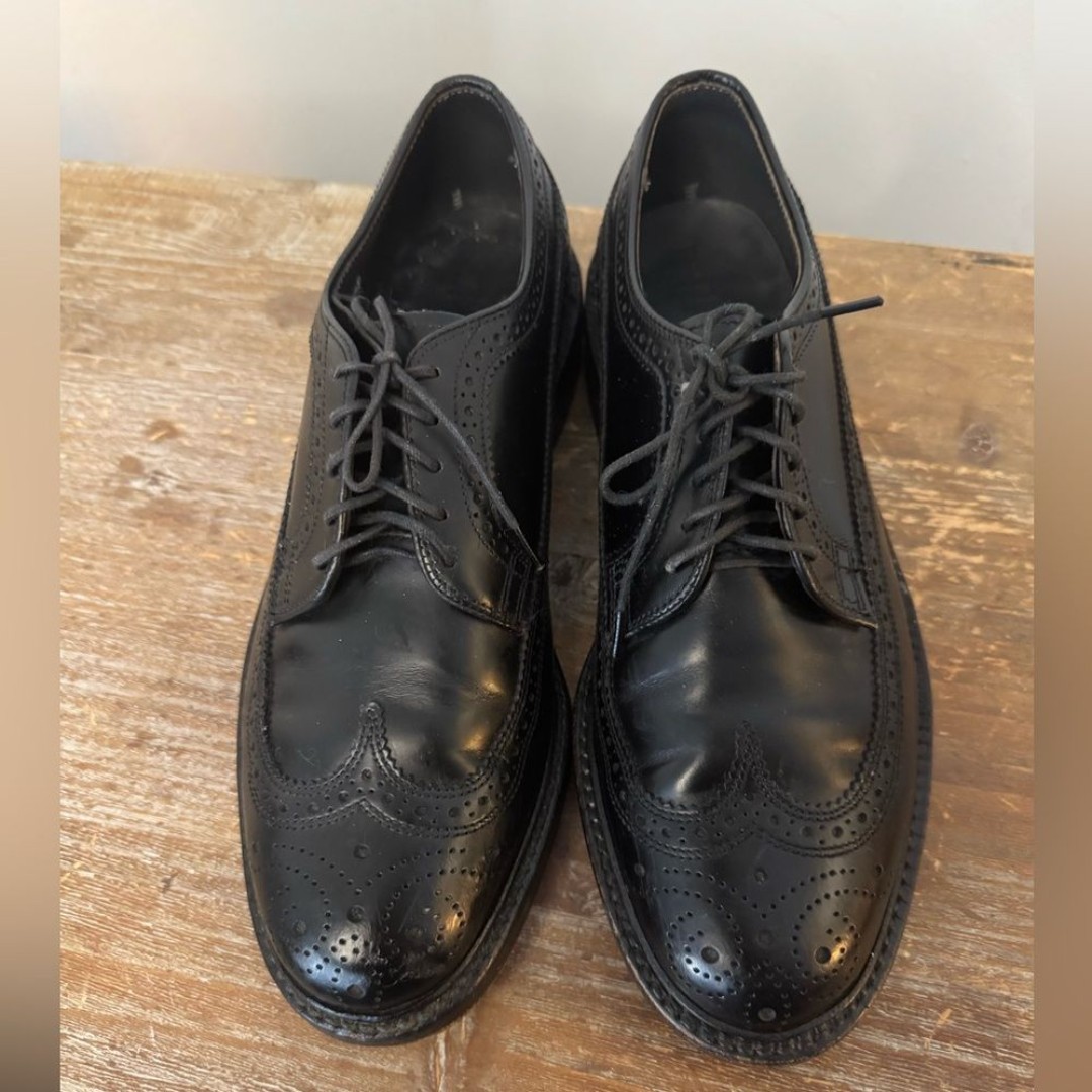 Walk-Over Vintage Pebble Wing Tip Oxford Loafer Shoe Men Size 7 1/2 Unisex