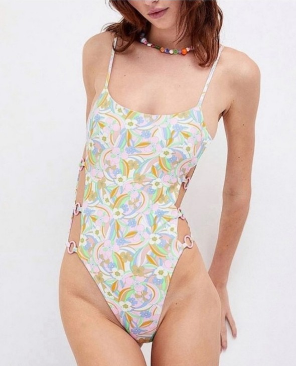 For Love and Lemons Devon one piece swimsuit