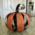 Beautiful Metal Pumpkin. Trick or Treat Halloween Decorations 12”
