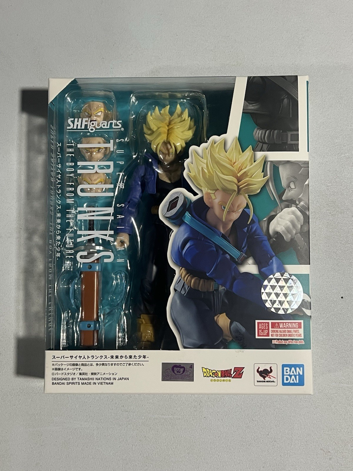 S.H.Figuarts, Super Saiyan Trunks, The Boy From The Future (Used, Complete)