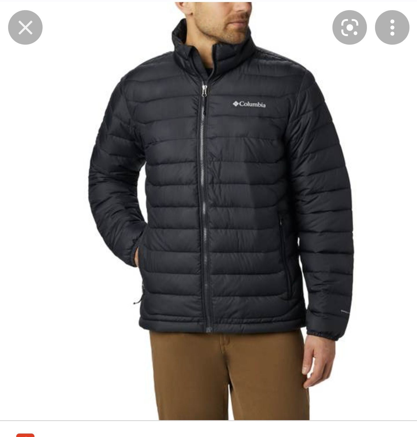 Columbia Omni heat men''s size small coat