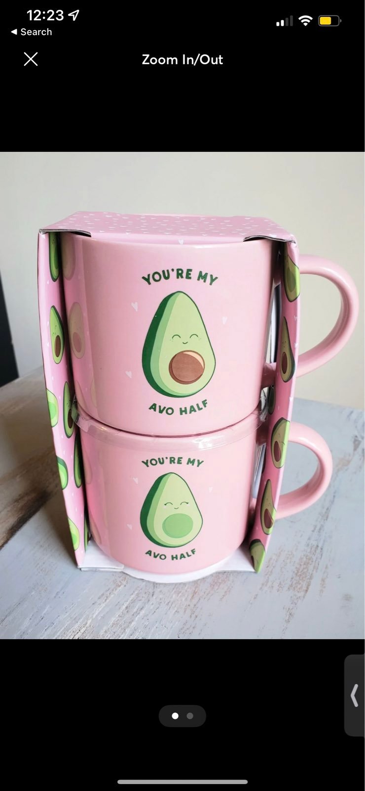 Valentine Pink Mugs Set