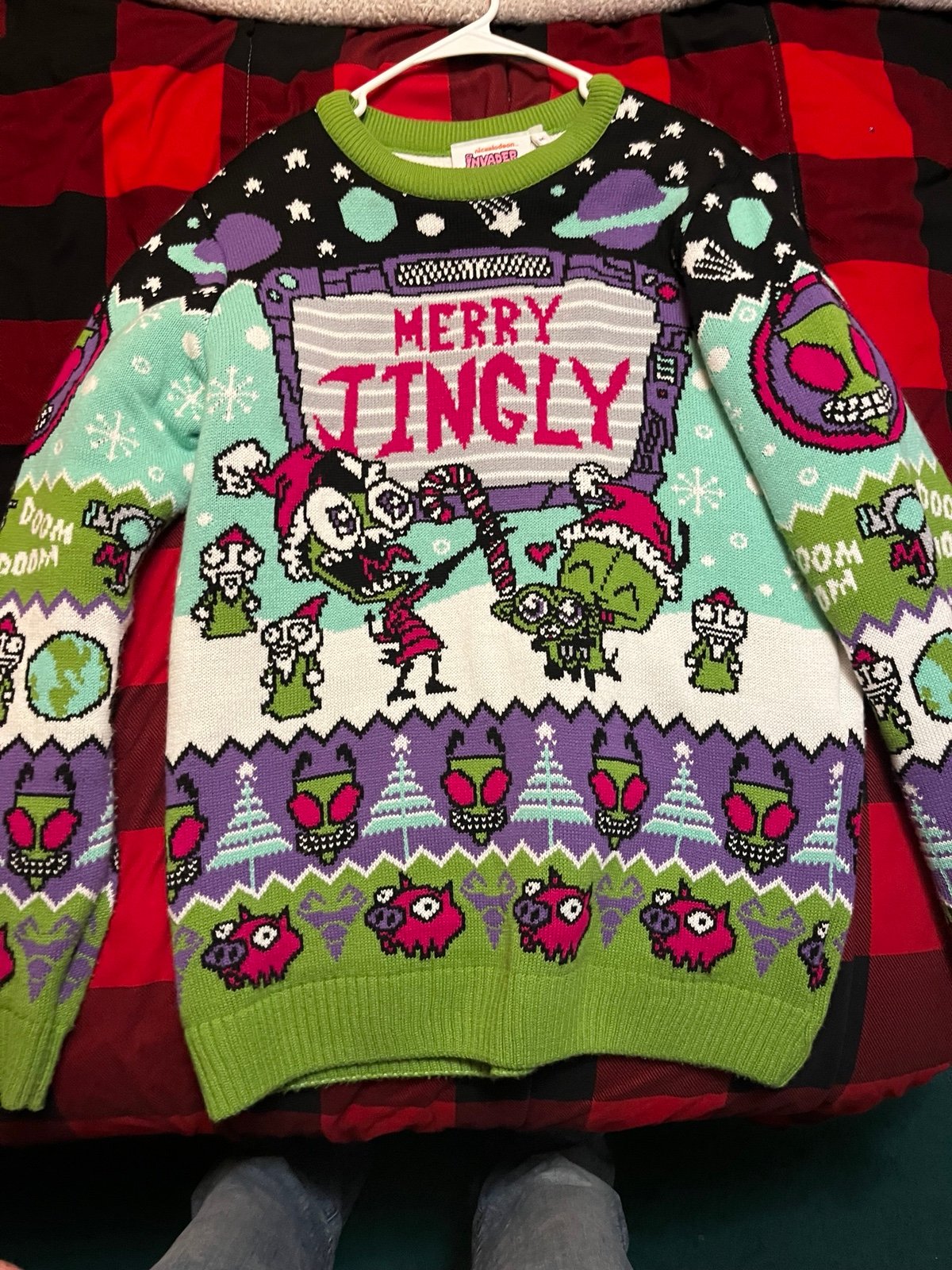 Invader zim ugly Christmas sweater