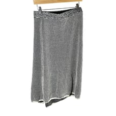 NIC+ZOE Women's Pixel Textured Knit Asymmetrical Hem Skirt Size Small
