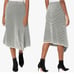NIC+ZOE Women's Pixel Textured Knit Asymmetrical Hem Skirt Size Small