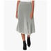 NIC+ZOE Women's Pixel Textured Knit Asymmetrical Hem Skirt Size Small