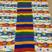 Vintage Disney Bright Striped Fitted TWIN Sheet & Curtain Mickey Mouse 13 deep