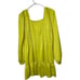 Lisa Says Gah Agatha Smocked Mini Dress Size S Urban Outfitters UO Vibrant