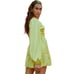 Lisa Says Gah Agatha Smocked Mini Dress Size S Urban Outfitters UO Vibrant