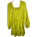 Lisa Says Gah Agatha Smocked Mini Dress Size S Urban Outfitters UO Vibrant