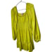 Lisa Says Gah Agatha Smocked Mini Dress Size S Urban Outfitters UO Vibrant