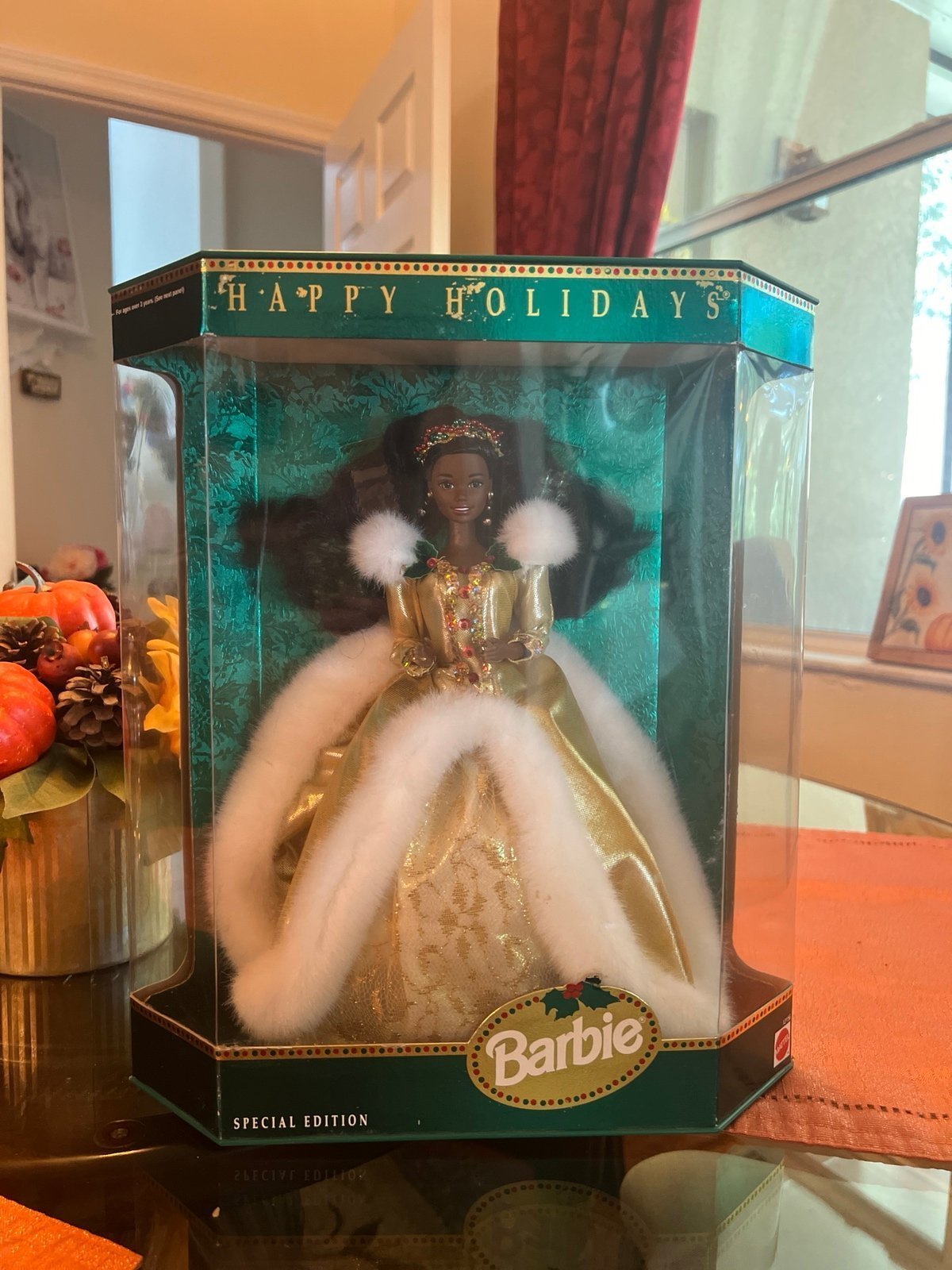 Mattel Happy Holidays Barbie Doll 1994