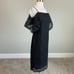 Laundry by Shelli Segal Women's Cocktail Dress Size 6 Black Lace Cut Out Sheath