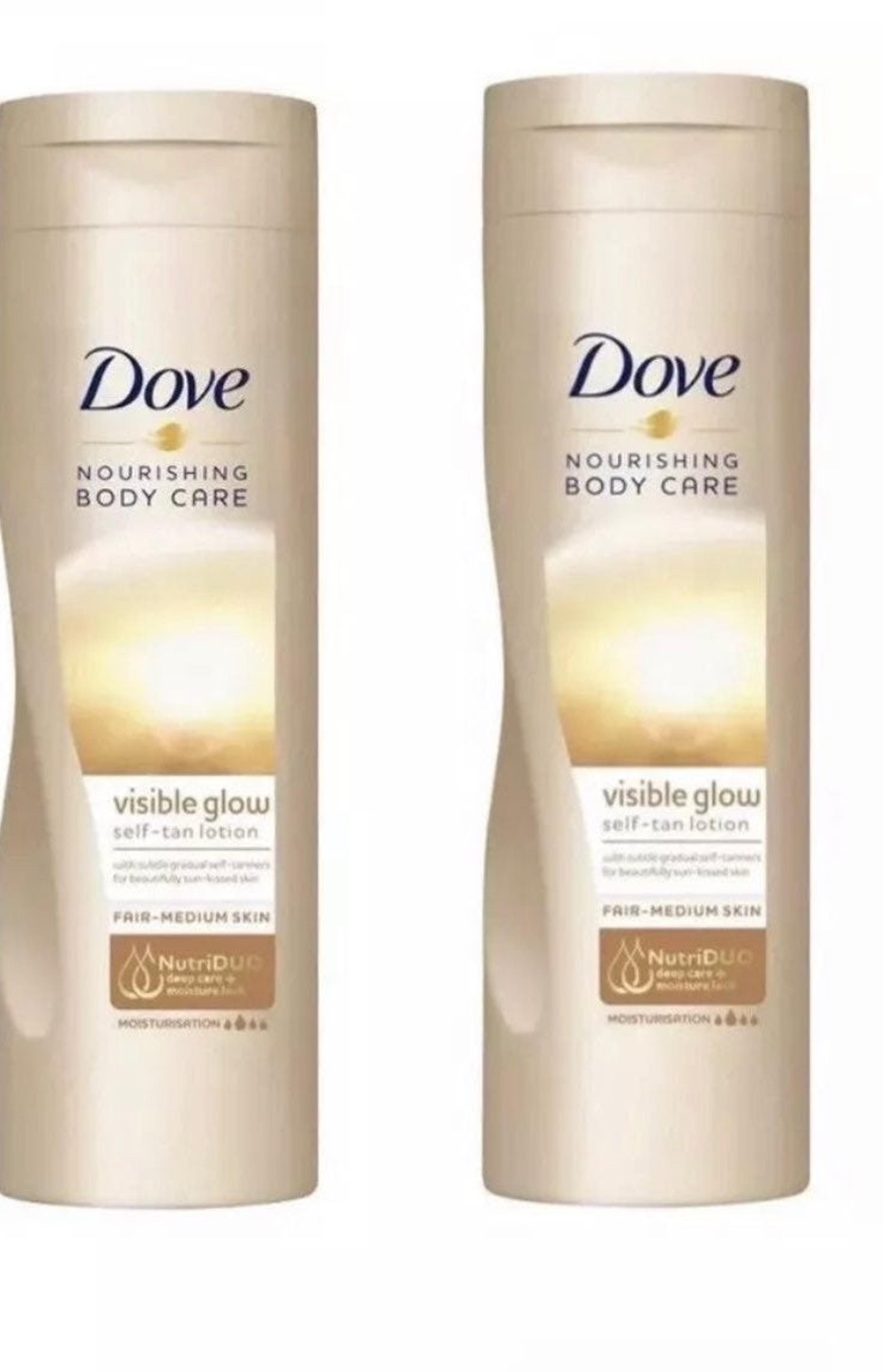 Dove Visible Glow self-tanning lotion