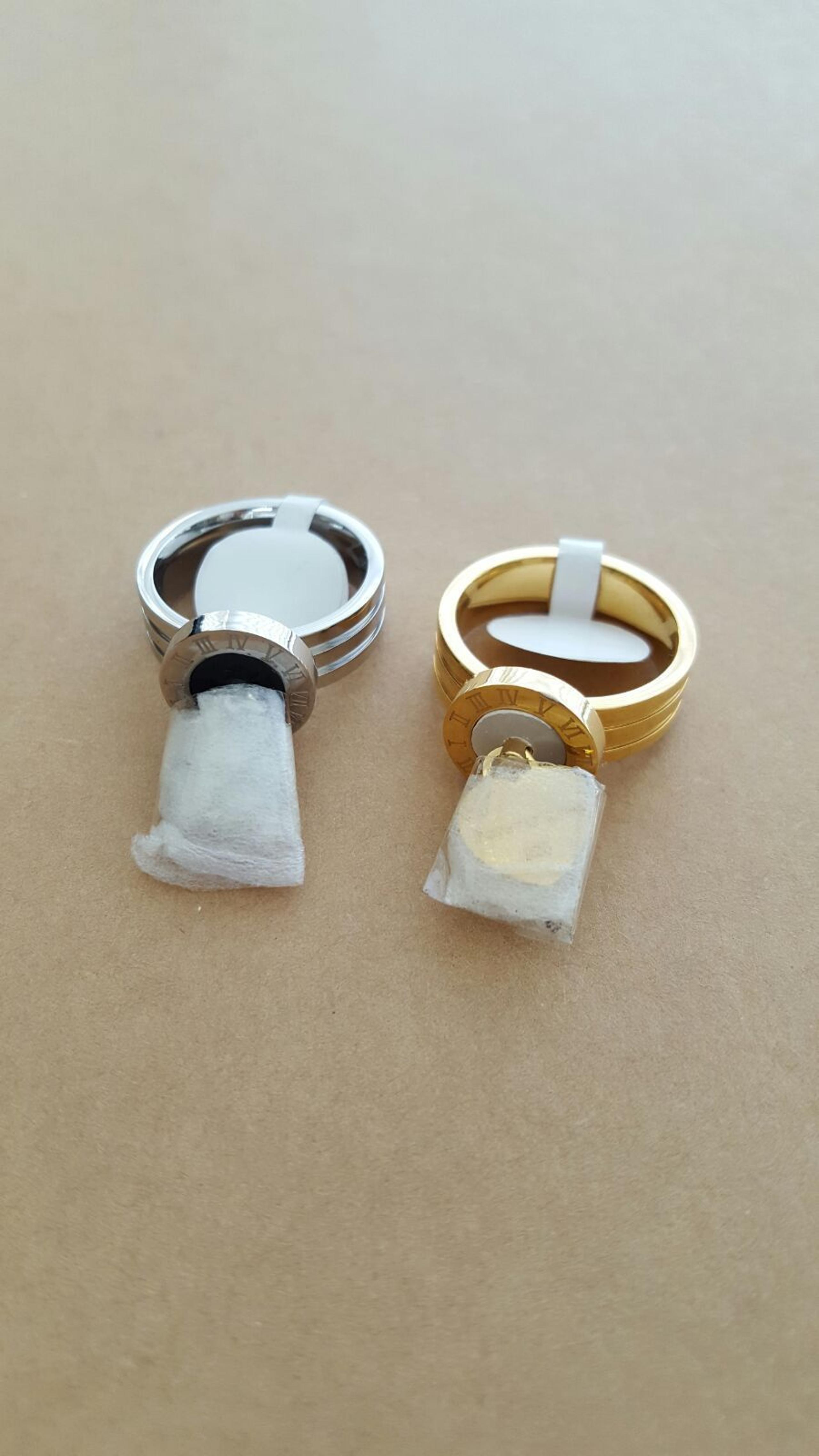 Luxury Peach Heart Tag Ring Size 6 (US)