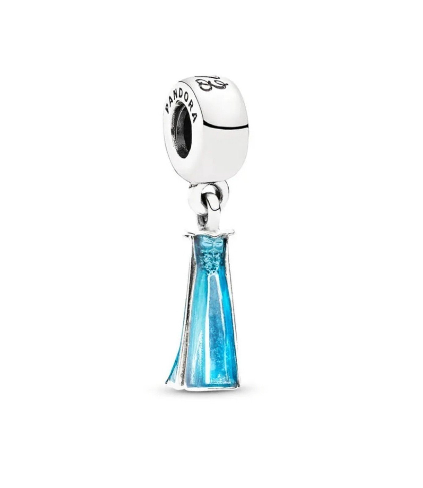 New rare Pandora × Disney Frozen Elsa Dress Dangle Charm for jewelry bracelet