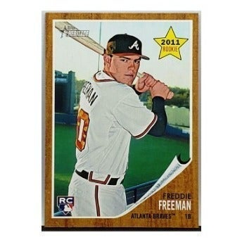 FREDDIE FREEMAN ROOKIE 2011 TOPPS HERIT
