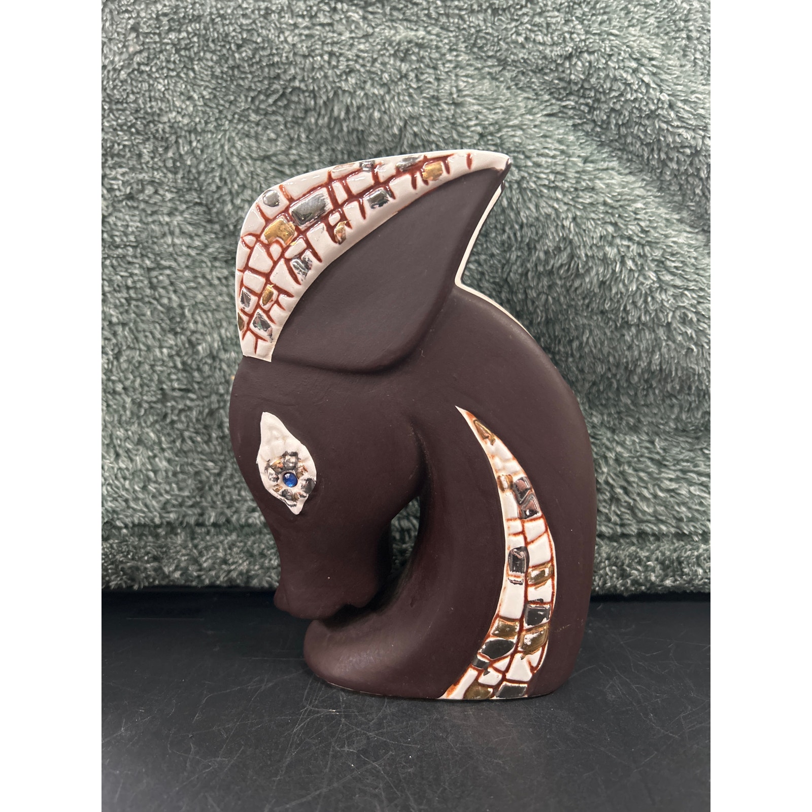 Relco Brown MCM Planter Japan Mid Century Modern Deer Head Vase