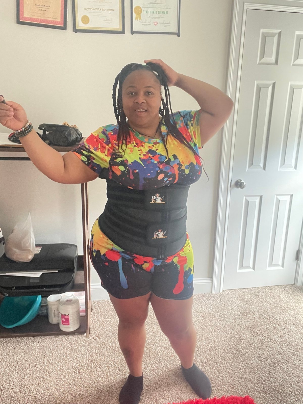 Latex waist trainer, s,plussize 8xxl