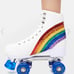 Pride Disco Glitter Derby Roller Skates 8
