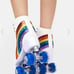 Pride Disco Glitter Derby Roller Skates 8