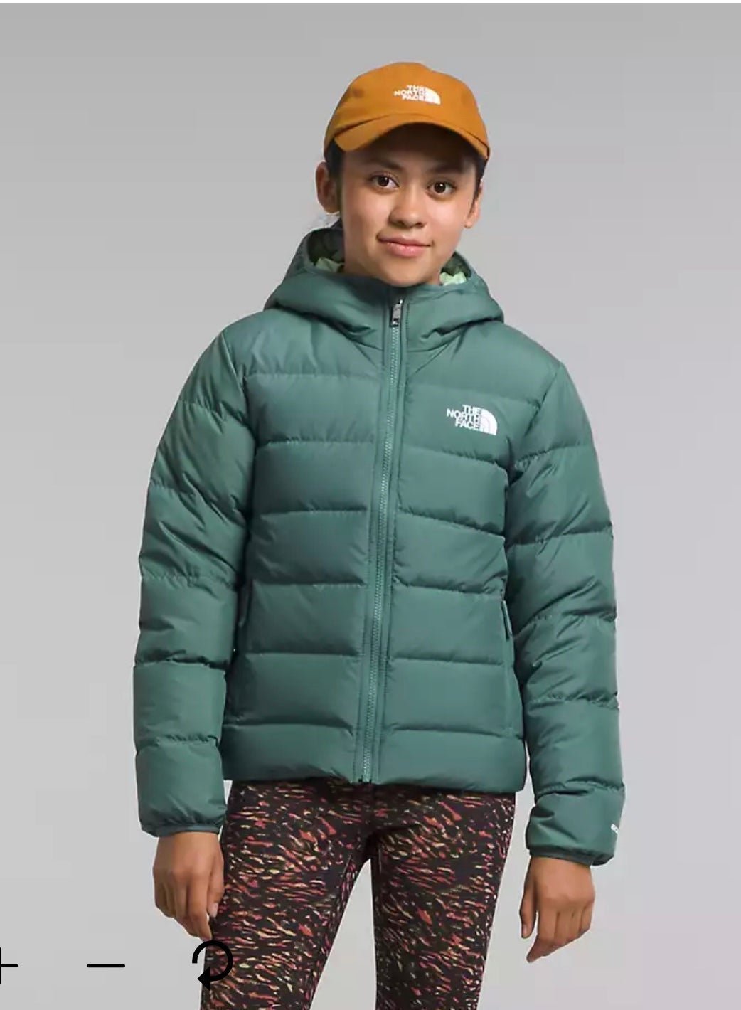 North Face Kids Reversible 600 Fill Down Hooded Jacket SizeM(10) NWT
