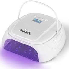 Purtato Cordless Rechargeable UV Nail Lamp, UV Light for Gel Nails Dryer