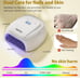 Purtato Cordless Rechargeable UV Nail Lamp, UV Light for Gel Nails Dryer