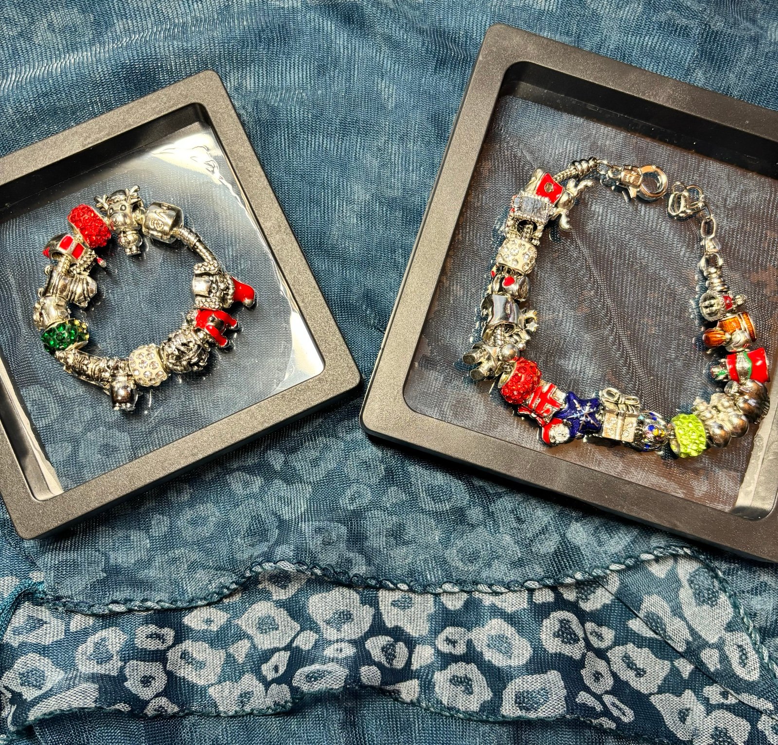 Mother daughter christmas Bracelet charms lot