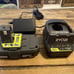 RYOBI ONE+ 18V LITHIUM ION P190 BATTERY AND P118 CHARGER COMBO 2 Ah Battery
