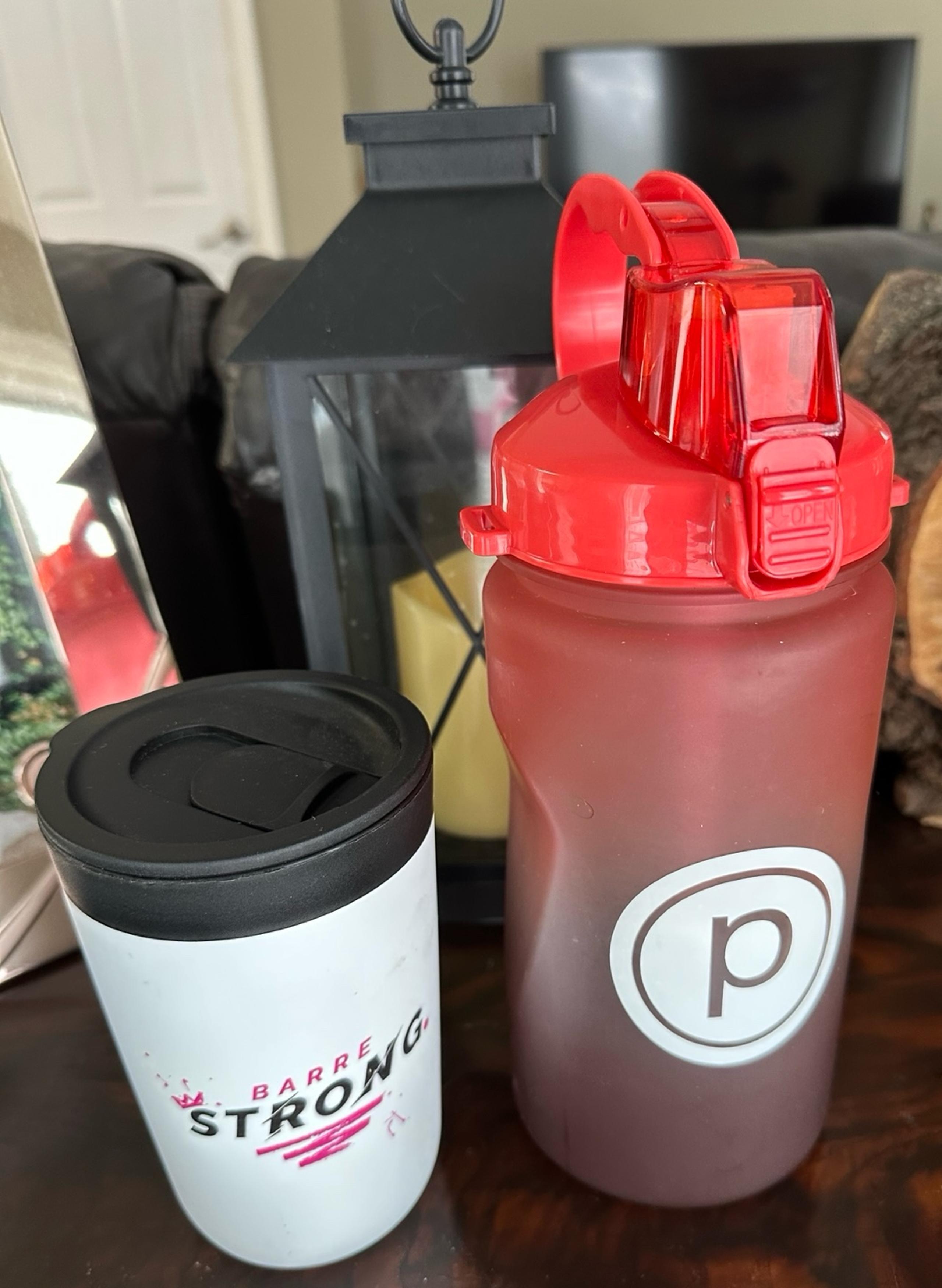 Pure Barre Cups (two) - Water bottle and Coffee cup