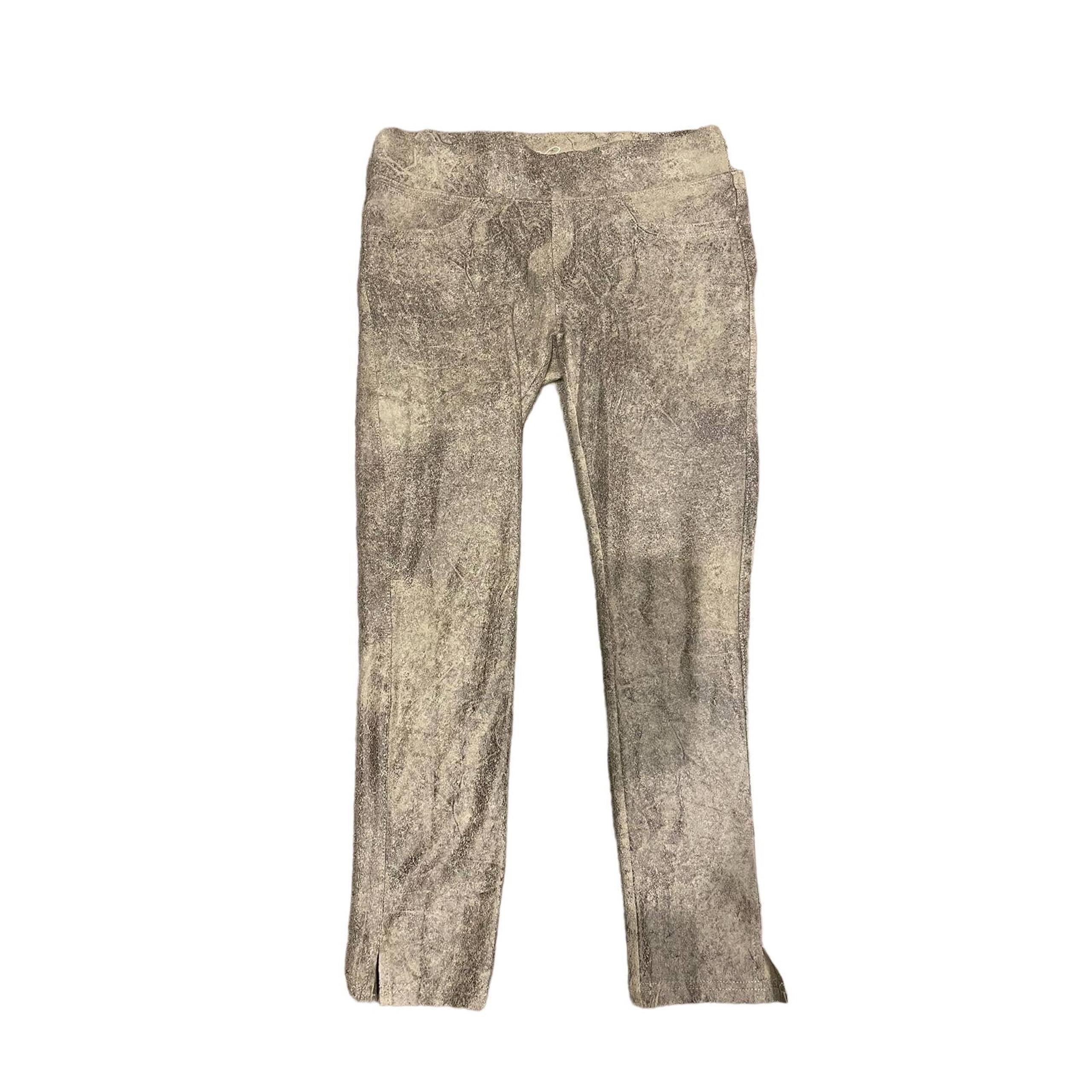 Lola Jeans Jeggings Cream and Gold Brown, size large