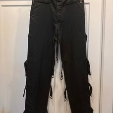 Vintage 1990’s John Richmond Man Bondage trouser pants in black Medium / 30”