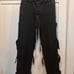 Vintage 1990’s John Richmond Man Bondage trouser pants in black Medium / 30”