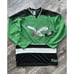 NFL Philadelphia Eagles Retro Logo Vintage Long Sleeve Hockey Jersey Green sz M