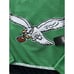 NFL Philadelphia Eagles Retro Logo Vintage Long Sleeve Hockey Jersey Green sz M